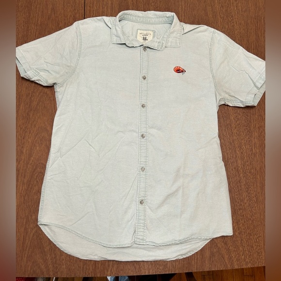 Brunswick Shirt Mens Large Blue Cotton On Icon Series Shrimp Logo Casual - Picture 1 of 5
